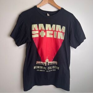 Rammstein Memorial Coliseum M Shirt Los Angles N American Stadium Tour 2022 EUC
